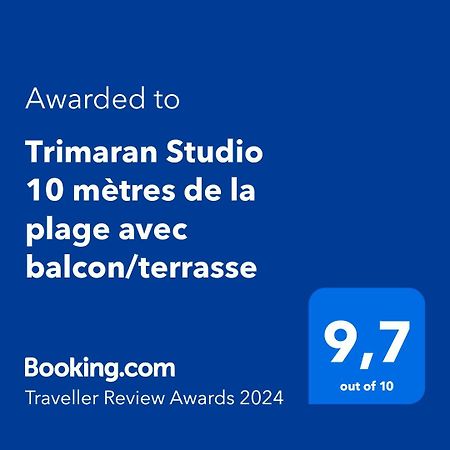 Trimaran Studio 10 Metres De La Plage Avec Balcon/Terrasse Mers-les-Bains Eksteriør bilde